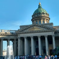 Photo taken at Фонтан у Казанского  собора by Вера Д. on 6/16/2017