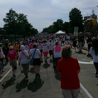 Photo taken at Susan G. Komen Race For The Cure St. Louis by Aaron M. on 6/15/2013