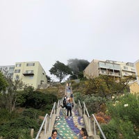Photo taken at Golden Gate Heights Mosaic Stairway by Christy P. on 9/15/2018