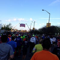 Photo taken at One America 500 Festival Mini Marathon by M &amp;amp; M. on 5/3/2014