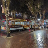 Photo taken at Powell Street Cable Car Turnaround by Greg B. on 1/11/2023