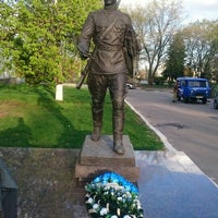 Photo taken at Памятник фронтовому почтальону by Mikhail .. on 4/23/2016