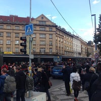Photo taken at Dejvická (tram) by SámSiVlez D. on 11/3/2016