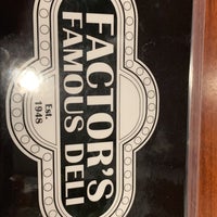 Photo taken at Factor&amp;#39;s Famous Deli by Paul S. on 10/3/2022
