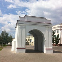 Photo taken at Омские ворота by Tanya K. on 7/7/2013