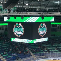 Photo taken at Ufa Arena by Ignat Z. on 2/18/2021