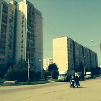 Photo taken at ул. Дебальцевская by Roman I. on 10/9/2013