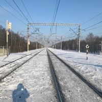 Photo taken at Ж/Д платформа Взлётная by Khristian T. on 2/18/2021