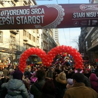 Photo taken at Ulica otvorenog srca by Vladan J. on 1/1/2014