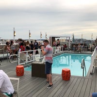 Photo taken at DNV Rooftop Lounge by Jay S. on 7/5/2018
