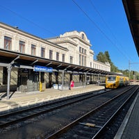 Photo taken at Železniční stanice Mariánské Lázně by Jocialmedia on 9/7/2023