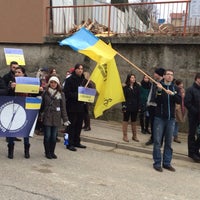 Photo taken at Veľvyslanectvo Ukrajiny | Embassy of Ukraine by Michal B. on 2/21/2014