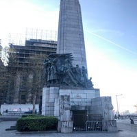 Photo taken at Monument à l&amp;#39;Infanterie belge / Monument voor de Belgische infanterie by Guilherme 梅. on 11/20/2019