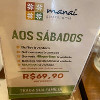 Photo taken at Manai Gastronomia by Guilherme 梅. on 1/15/2022
