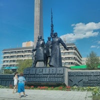 Photo taken at Памятник борцам за советскую власть в Забайкалье by Ilya T. on 8/7/2014