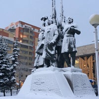 Photo taken at Памятник Доблестным защитникам советского севера by Екатерина П. on 12/27/2016