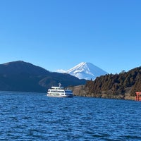 Photo taken at Lake Ashinoko by ゆで on 1/4/2024