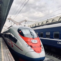 Photo taken at Поезд № 780 «Сапсан» Москва — Санкт-Петербург by Ksushanya on 3/15/2019