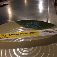 Photo taken at Ohana Steakhouse by Melissa B. on 3/27/2017