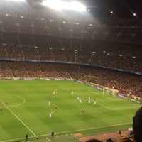 Photo taken at Camp Nou by Closed on 3/18/2015