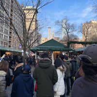 Photo taken at Union Square Holiday Market by Lynn B. on 12/24/2021