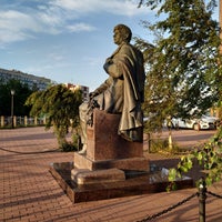 Photo taken at Памятник Есенину by Tatiana K. on 7/21/2019