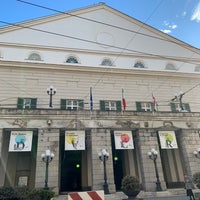 Photo taken at Teatro Carlo Felice by Miho U. on 12/26/2019