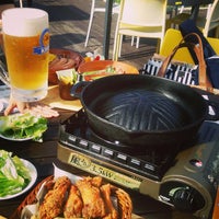 Photo taken at BBQ &amp;amp; Beer Terrace 130day&amp;#39;s by Rena I. on 8/31/2014
