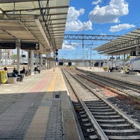 Photo taken at Roma Tiburtina Railway Station (IRT) by Sa on 4/18/2024