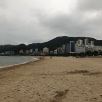 Photo taken at Songjeong Beach by Khuê P. on 4/30/2024