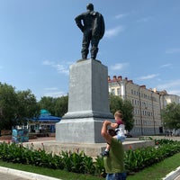 Photo taken at Памятник В.П.Чкалову by Я on 7/27/2019
