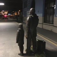 Photo taken at Sir Nicholas Winton Statue by Charlie on 2/10/2016