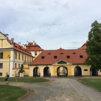 Photo taken at Zbraslavský zámek by Charlie on 9/3/2016