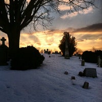Photo taken at Holy Rood Cemetery by James S. on 2/15/2014