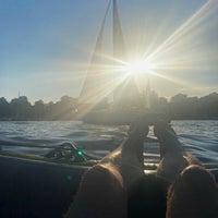 Photo taken at Großer Wannsee by Tobi S. on 8/20/2023
