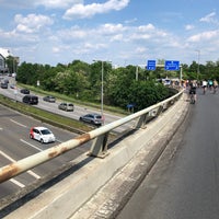 Photo taken at AVUS-Brücke by Tobi S. on 6/6/2021