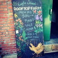 Photo taken at Eagle Street Rooftop Farms by Rachelle L. on 6/1/2014