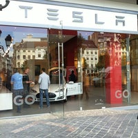 Photo taken at Tesla Store by Alex S. on 8/14/2013