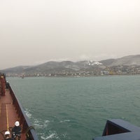 Photo taken at Port of Novorossiysk by Oğuzhan D. on 3/24/2018