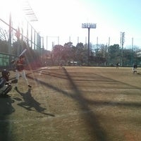 Photo taken at 麻布運動場 軟式野球場 by Moe on 12/27/2014