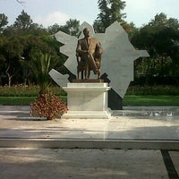 Photo taken at monumento a Heydar Aliyev by Pedro C. on 10/1/2012