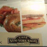 Photo taken at New-York Bagel Cafe by Annet on 12/2/2013