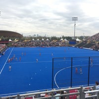 Photo taken at Lee Valley Hockey and Tennis Centre by Emmy W. on 7/22/2018