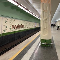 Photo taken at Станция метро «Малиновка» by Константин Д. on 1/29/2024