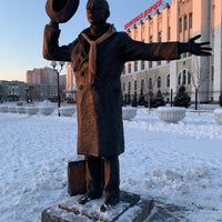 Photo taken at Памятник Юрию Деточкину by Александр К. on 1/5/2022