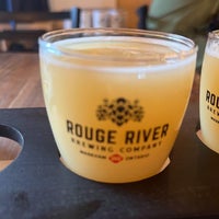 Photo taken at Rouge River Brewing Company by Mike B. on 5/6/2023