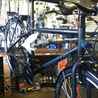 Photo taken at Bikenetic - Full Service Bicycle Shop by Jeannette N. on 4/1/2014