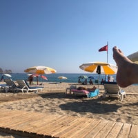 Photo taken at Damlataş Plajı by Ünal E. on 7/31/2020