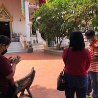 Photo taken at Wat Sangkrajai by Boo N. on 10/23/2021