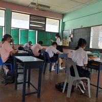 Photo taken at Wat Rangbua School by Boo N. on 12/15/2021